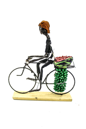 Cyclist With Fruits